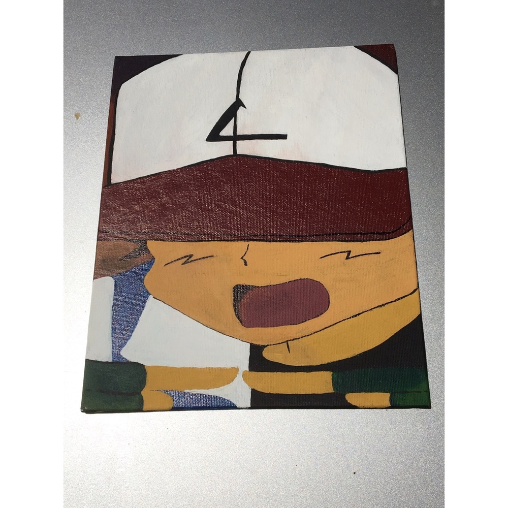 Ash painting from Pokémon